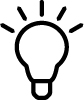 lightbulb icon 