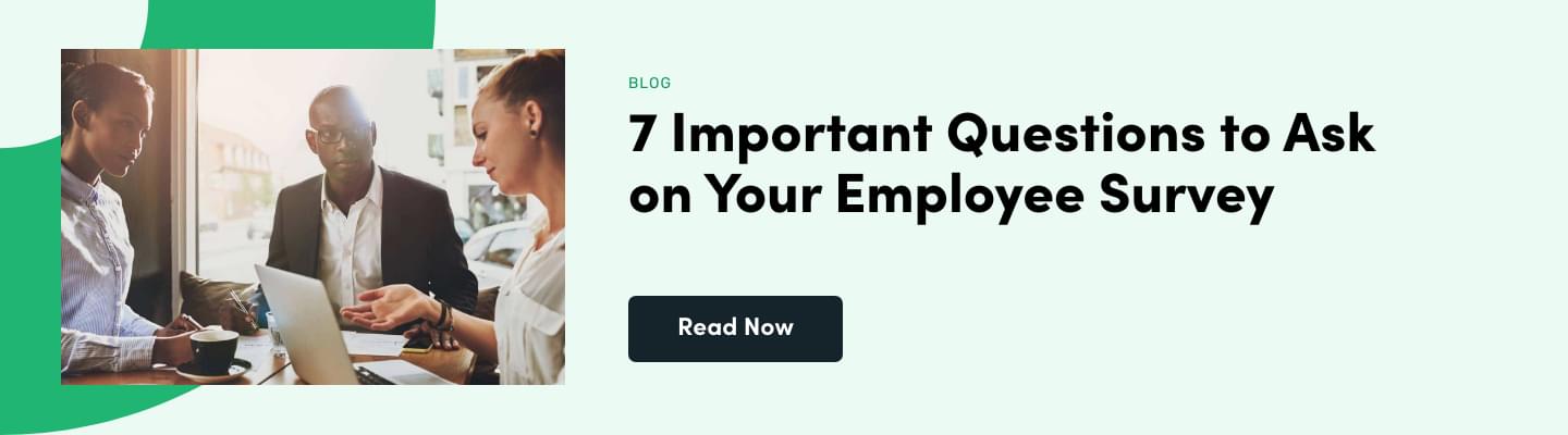 7 important questions to ask on your employee survey 