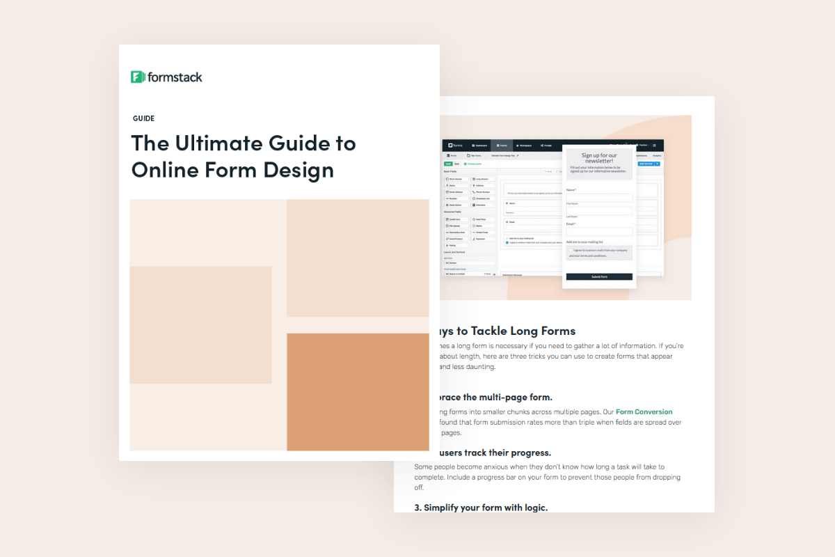 The Ultimate Guide to Online Form Design | Formstack