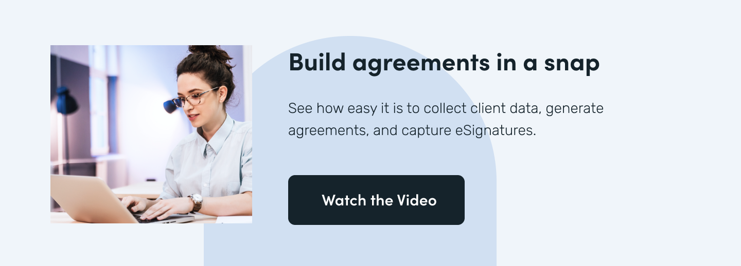 build agreements in a snap 