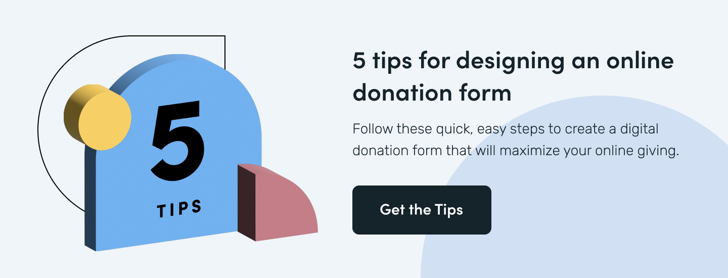 5 tips for designing an online donation form 