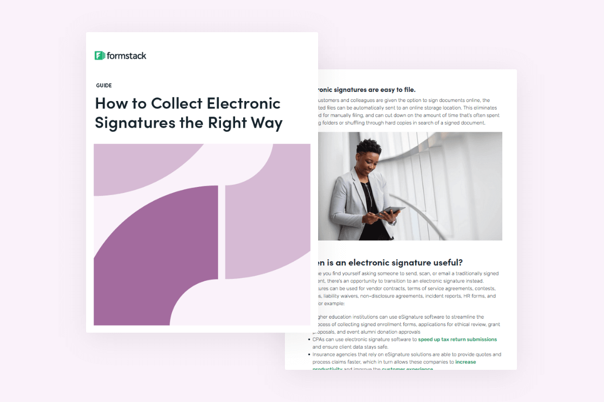 The Right Way to Collect Electronic Signatures | Formstack